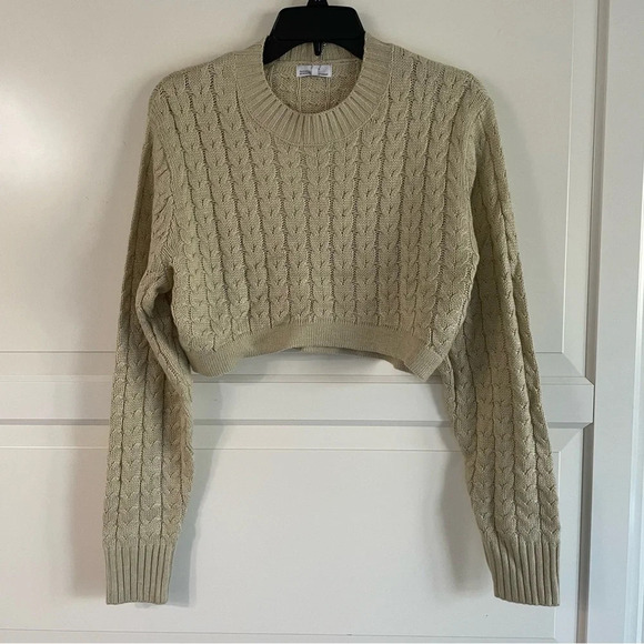 New! Danielle Bernstein desert tan color mock neck sweater NWT 30656 - Picture 4 of 10